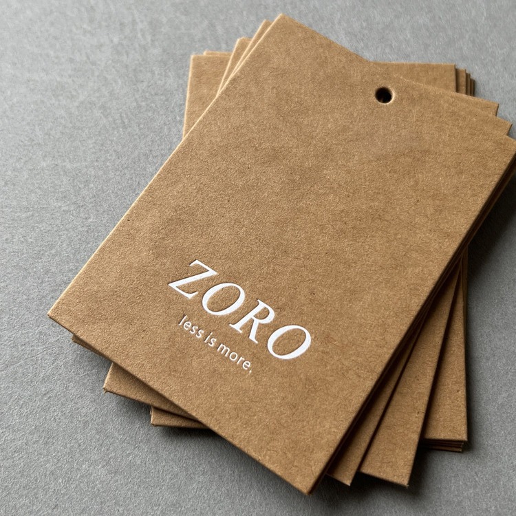 Kraft Hang Tag - Kledinglabels op maat, hoogwaardig kraftpapier, hangtags,