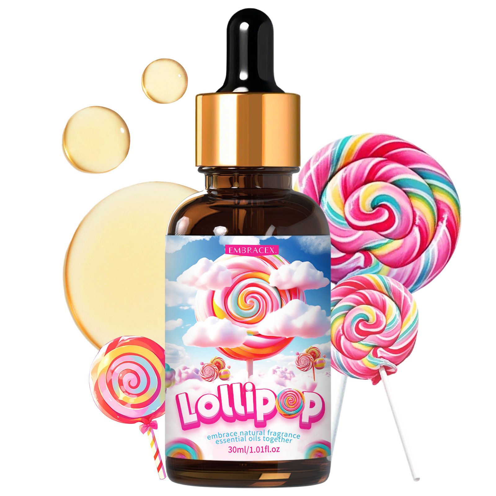 Candle Fragrance Supplies - 30ml Lollipop Essentiële Oliën Geur Auto