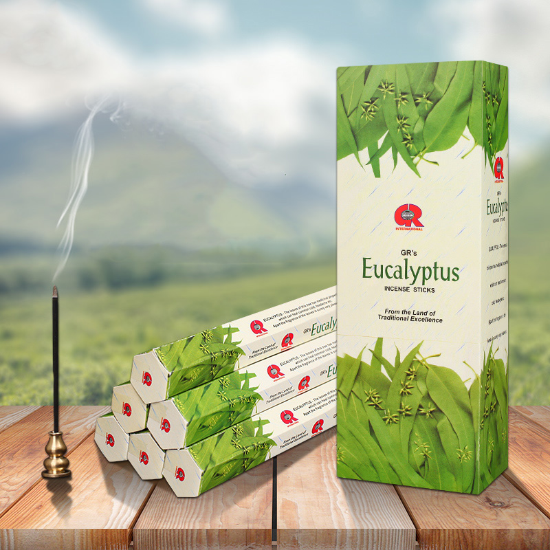 Candle Supplies India - India Wierook Eucalyptus Aroma Wierookstokje Yoga