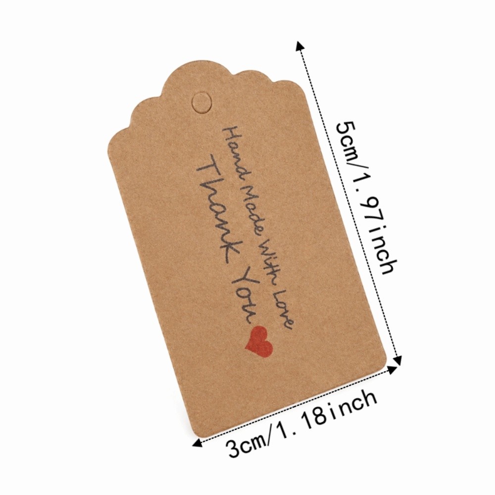 100 stuks handgemaakte kraftpa - Kraft Hang Tag recensie en prijs