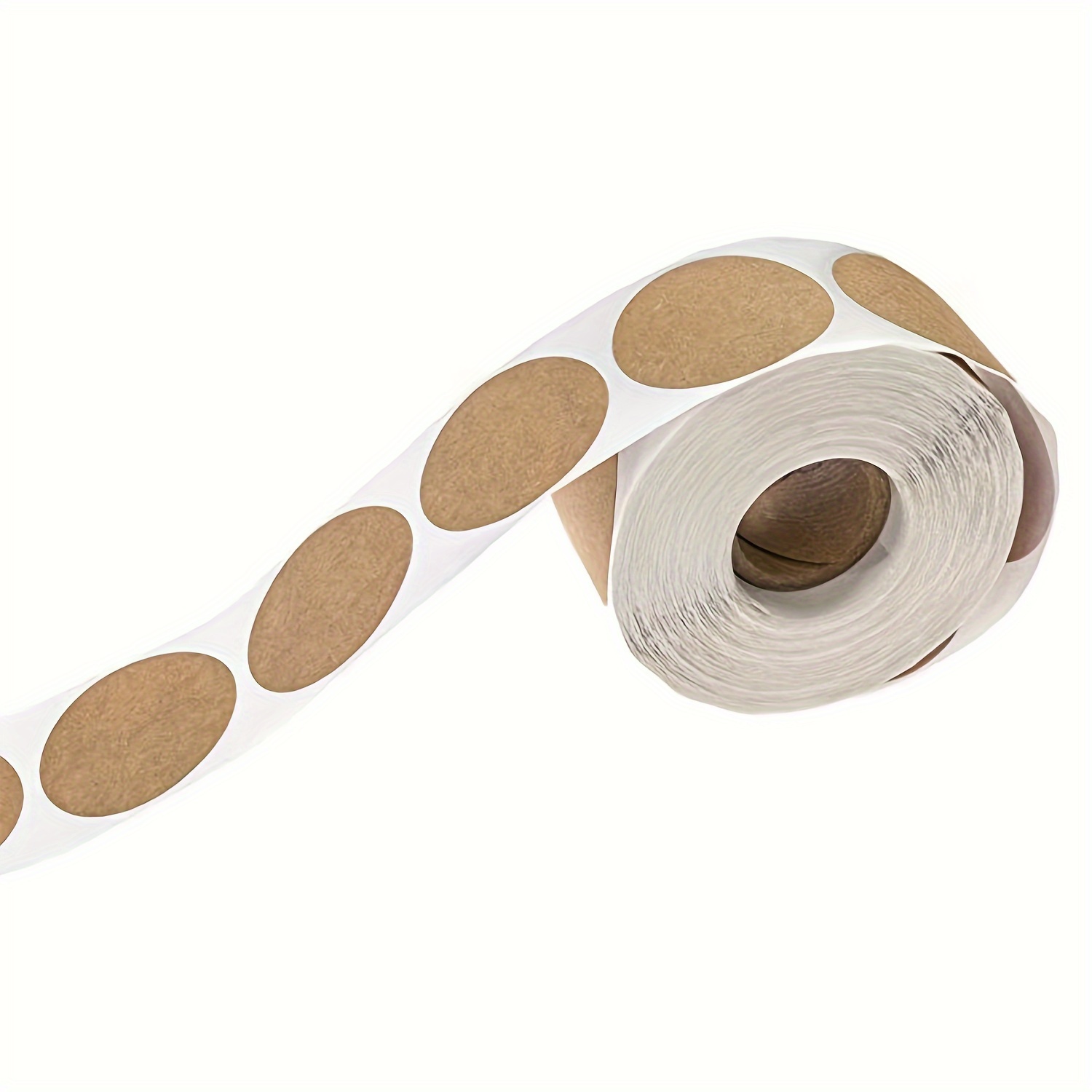 500 stuks / 1 rol, kraft rond  - Kraft Hang Tag recensie en prijs