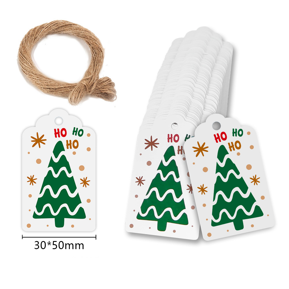Vrolijke Kerst Tags Kraftpapie - Kraft Hang Tag recensie en prijs