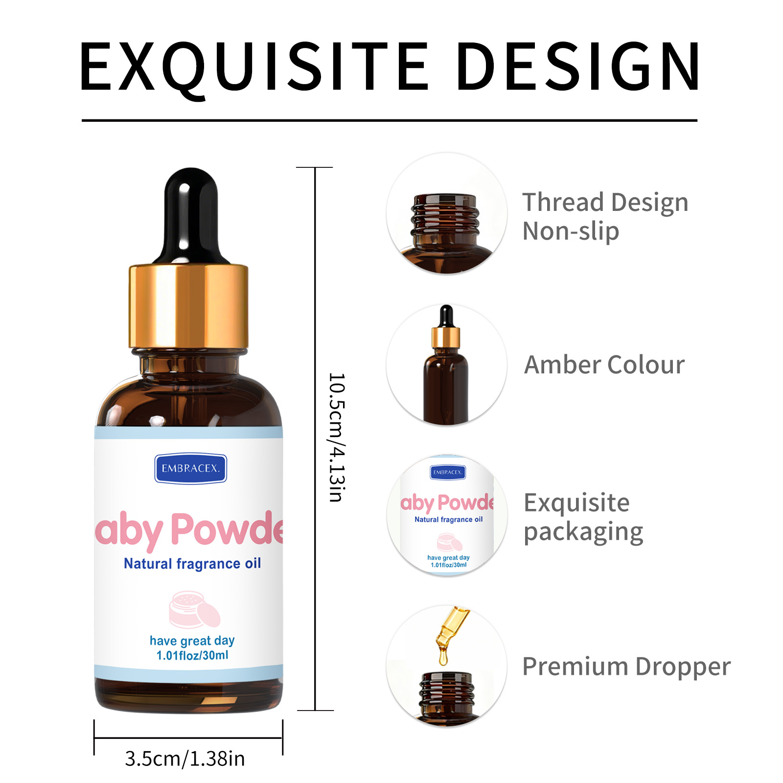 30ml Baby Poeder Geuroliën voo - Candle Fragrance Supplies recensie en prijs