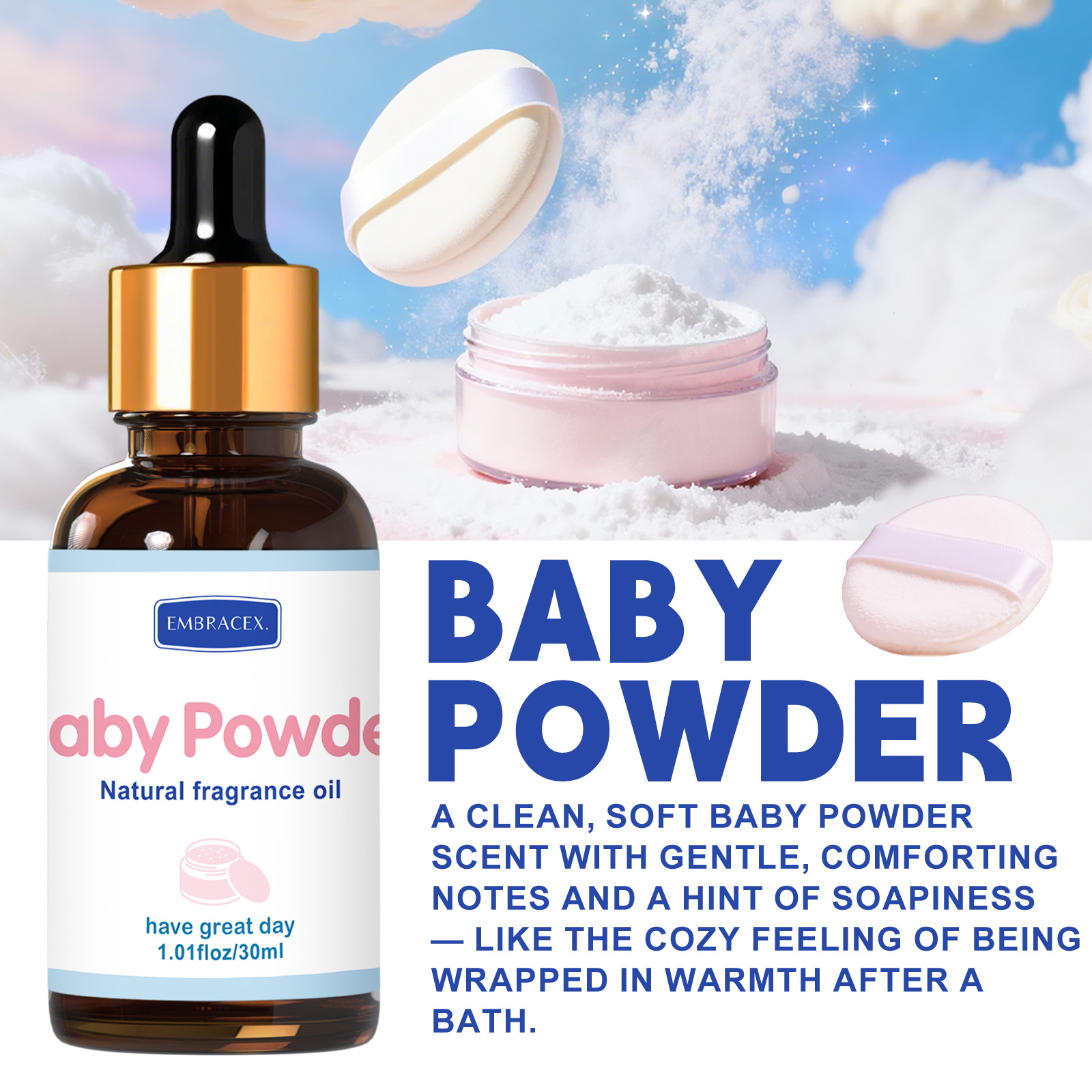 30ml Baby Poeder Geuroliën voo - Candle Fragrance Supplies recensie en prijs